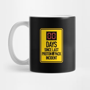 Days Since Proton Pack Incident Mug
